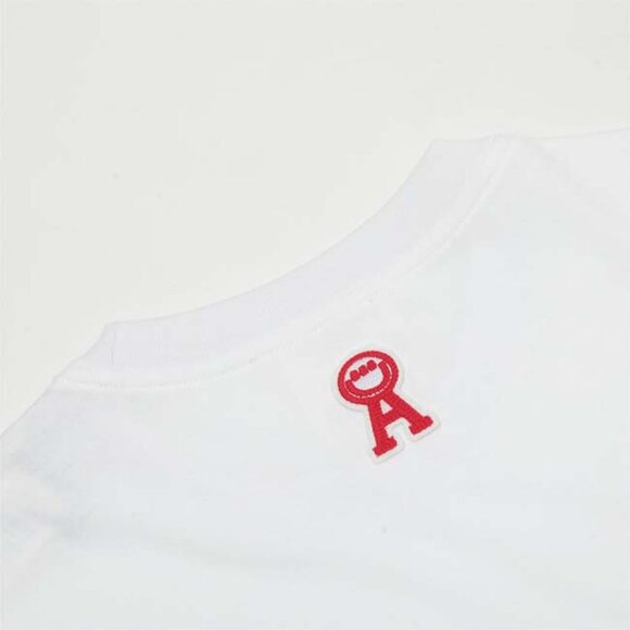 Ami X Nov Limited Love Monkey Pattern White Short Sleeve - Picture 7 of 9
